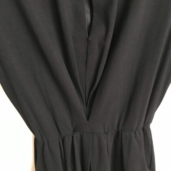 Vintage Deep V Shorts Zip Back Romper - Picture 4 of 10